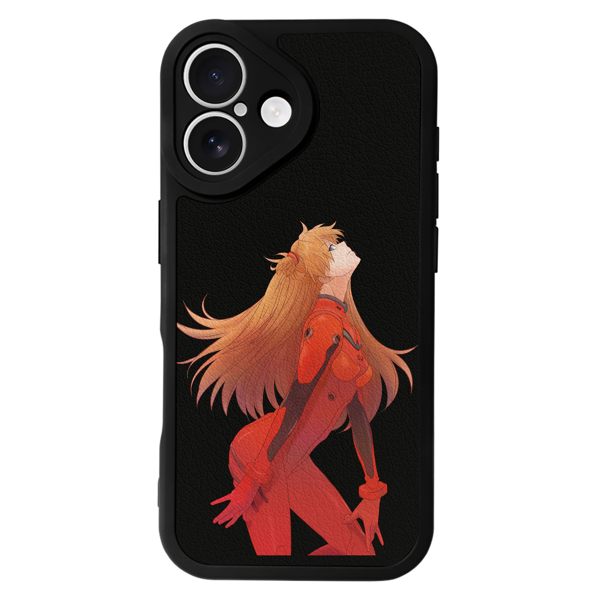 （画像用） EVA 新世紀エヴァンゲリオン 【iPhone 16シリーズ対応】シリコンスマホケース（レザー調） 材質：シリコン